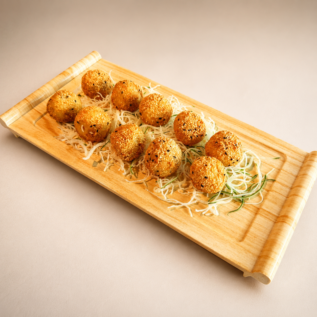 Peanut Sesame Ball 花生芝麻枣 dim sum
